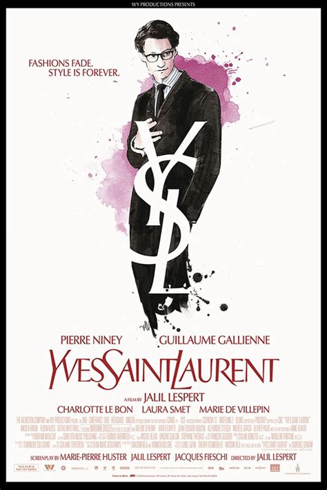 yves saint laurent poster